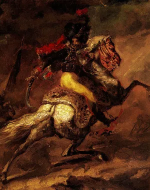 Study for the Charging Casseur by Theodore Gericault Oil Painting