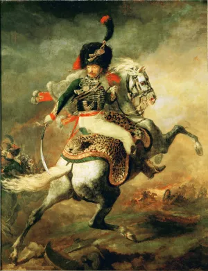 The Charging Chasseur by Theodore Gericault Oil Painting