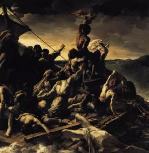 The Raft of the Medusa Detail by Theodore Gericault - Oil Painting Reproduction
