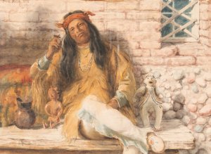 Afternoon Rest by Thaddeus Welch Oil Painting
