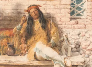 Afternoon Rest Oil painting by Thaddeus Welch