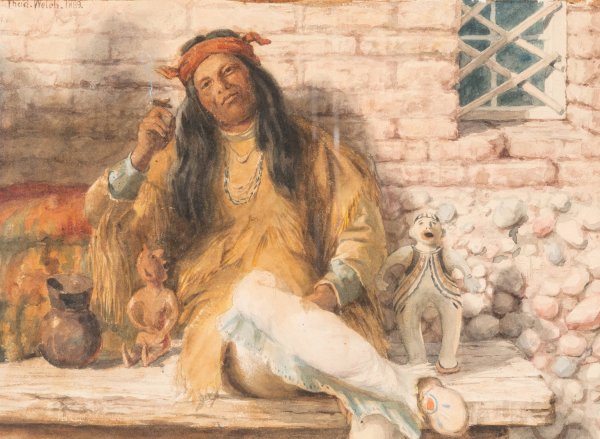 Main Product Photo of Afternoon Rest  Painting by Thaddeus Welch