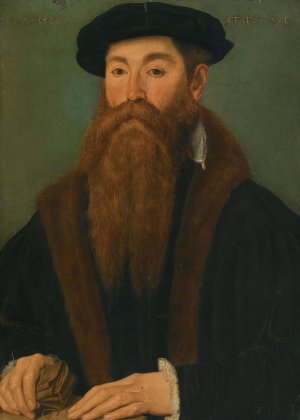 Portrait Of A Gentleman by The Master Of The 1540S Oil Painting