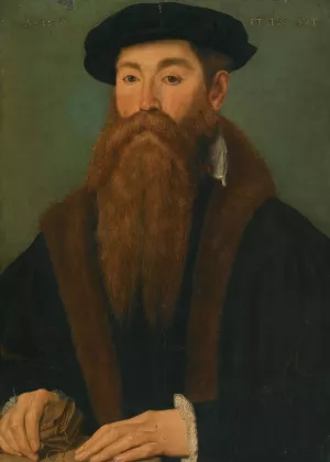 Portrait Of A Gentleman by The Master Of The 1540S Oil Painting