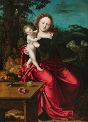 Madonna and Child by The Master Of The Parrot Oil Painting