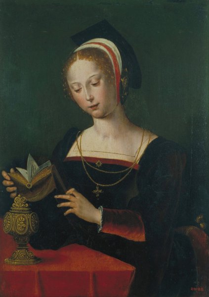 Saint Mary Magdalene  by The Master Of The Parrot - Hand-Painted Oil Painting Reproduction