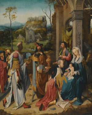The Adoration Of The Magi by The Pseudo Bles Oil Painting