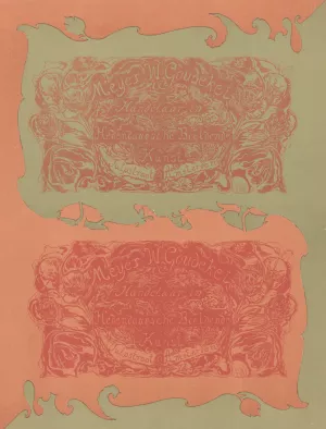 Advertentie van kunsthandelaar Meijer W. Goudeket by Theo Colenbrander Oil Painting