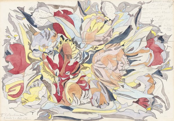 Main Product Photo of Bloemenmarkt  Painting by Theo Colenbrander