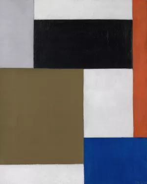 Composition by Theo Van Doesburg Oil Painting