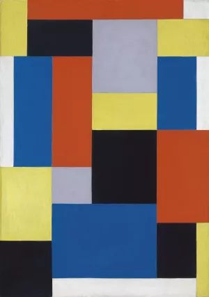 Composition XX by Theo Van Doesburg Oil Painting