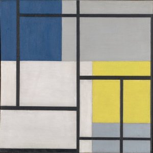 Simultaneous Composition by Theo Van Doesburg Oil Painting