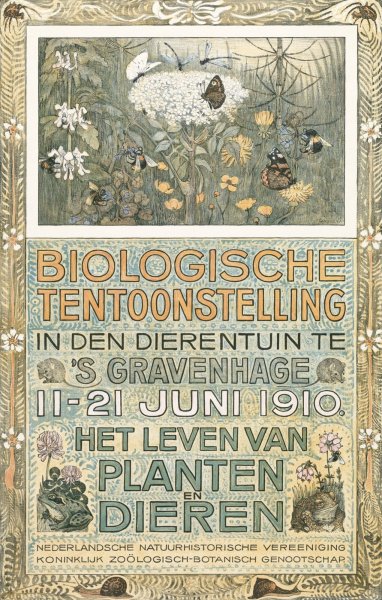 Main Product Photo of Affiche voor de Biologische Tentoonstelling in juni 1910  Painting by Theo Van Hoytema
