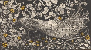 Peacock by Theo Van Hoytema Oil Painting