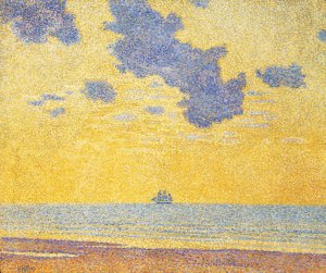 Big Clouds Oil painting by Theo Van Rysselberghe