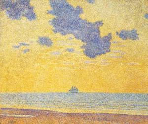 Big Clouds by Theo Van Rysselberghe Oil Painting