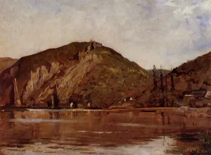 La Meuse aux Environs de Namur Oil painting by Theo Van Rysselberghe