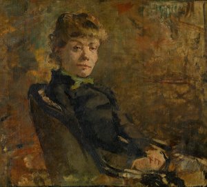 Madame Constantin Meunier by Theo Van Rysselberghe Oil Painting