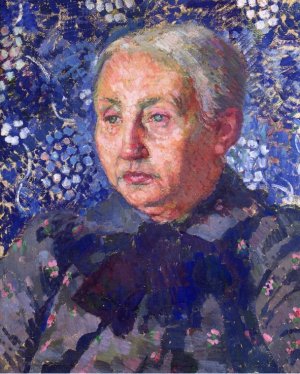 Portrait of Madame Monnon, the Artist's Mother-in-Law Oil painting by Theo Van Rysselberghe