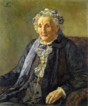 Portrait of Madame Monnon Oil painting by Theo Van Rysselberghe