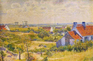 Summer Landscape of the Moor by Theo Van Rysselberghe - Oil Painting Reproduction