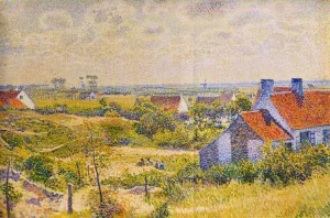 Summer Landscape of the Moor by Theo Van Rysselberghe Oil Painting
