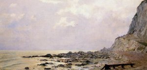 The Cliffs of Douvres Oil painting by Theo Van Rysselberghe
