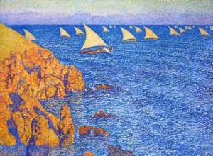 The Regata Oil painting by Theo Van Rysselberghe