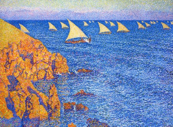 Main Product Photo of The Regata Painting by Theo Van Rysselberghe