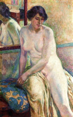 Venetian Woman, I also known as Marcella Oil painting by Theo Van Rysselberghe