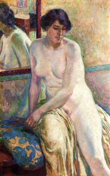 Main Product Photo of Venetian Woman, I also known as Marcella Painting by Theo Van Rysselberghe