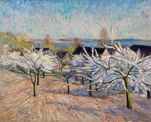 Bluhende Baume by Theo Von Brockhusen Oil Painting