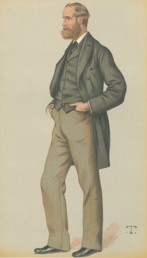 Politicians - Vanity Fair. 'Anti-Rent'. Mr. Charles Stewart Parnell. 11 September 1880 by Theobald Chartran Oil Painting