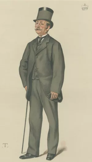 Politicians - Vanity Fair - 'hereditary whip'. Viscount Hawarden. November 26 1881 by Theobald Chartran Oil Painting