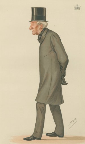 Politicians - Vanity Fair. 'Northumberland'. The Rt. Hon. Earl Percy. 27 August 1881 by Theobald Chartran Oil Painting