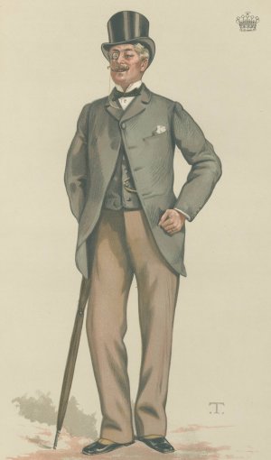 Politicians - Vanity Fair. 'The Kirk of Scotland'. The Earl of Rosslyn. 12 November 1881 by Theobald Chartran Oil Painting