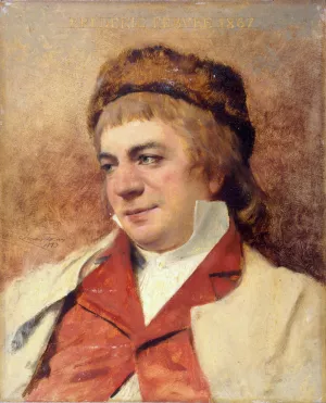 Portrait de Frederic Febvre by Theobald Chartran Oil Painting