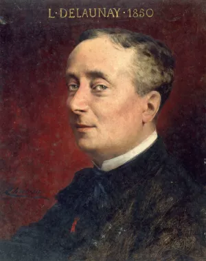 Portrait de Louis Delaunay pere by Theobald Chartran Oil Painting