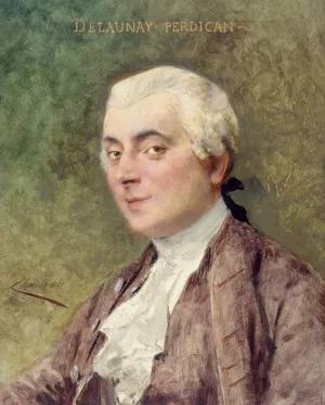 Portrait de Louis Delaunay by Theobald Chartran Oil Painting
