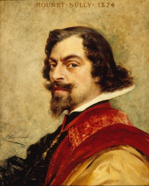 Portrait de Mounet-Sully by Theobald Chartran Oil Painting
