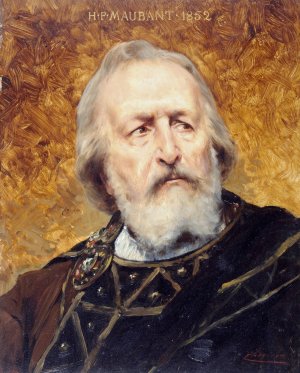 Portrait d'Henri Maubant by Theobald Chartran Oil Painting