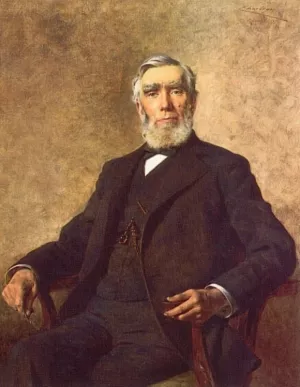 Portrait of Charles Lockhart by Theobald Chartran Oil Painting