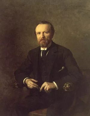 Portrait of Henry Phipps by Theobald Chartran Oil Painting