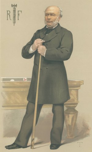 Sport, Miscellaneous Billiards; 'The French Republic', M. Jules Grevy, July 12, 1879 by Theobald Chartran Oil Painting