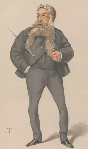 Vanity Fair - Artists. 'A Great French Painter'. M. Jean Louis Ernest Meissonier. 1 May 1880 by Theobald Chartran Oil Painting