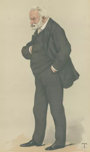 Vanity Fair; Literary; 'A French Poet', Victor Hugo, September 20, 1879 by Theobald Chartran Oil Painting