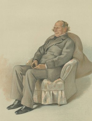Vanity Fair; Literary; 'Waterloo', General The Earl of Albemarle, July 4, 1883 by Theobald Chartran Oil Painting