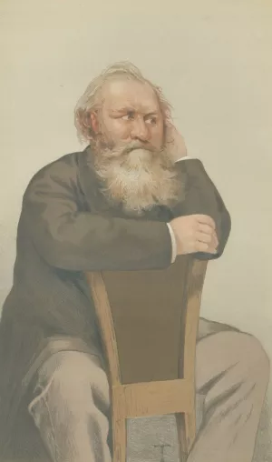 Vanity Fair; Musicians; 'Emotional Music', Francis Gounod, February 1, 1879 by Theobald Chartran Oil Painting