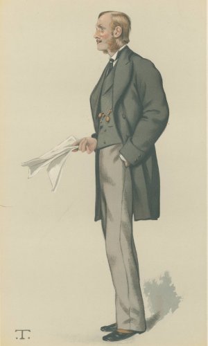Vanity Fair; Politicians; 'Northumberland', The Right Hon. Earl Percy, August 27, 1881 by Theobald Chartran Oil Painting