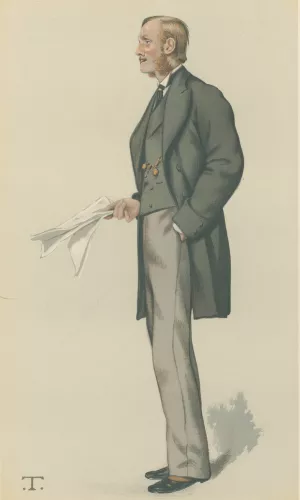 Vanity Fair; Politicians; 'Northumberland', The Right Hon. Earl Percy, August 27, 1881 by Theobald Chartran Oil Painting